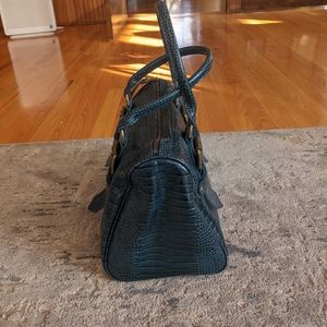 Longchamp leather medium satchel teal gently worn plenty of life left.